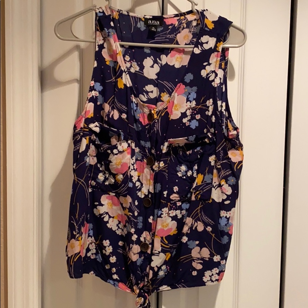 XL Floral A.N.A blouse